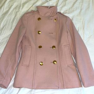 Light pink pea coat